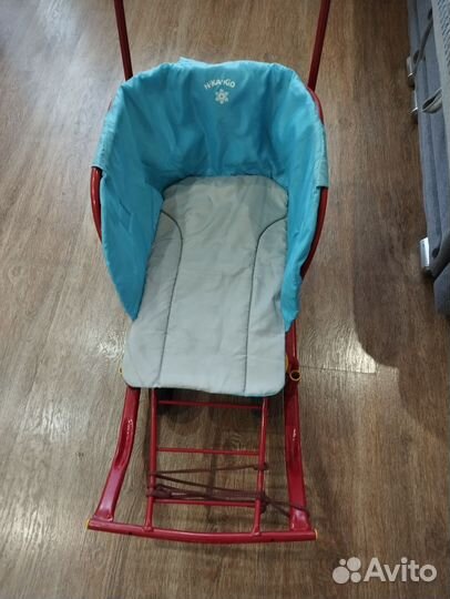 Санки с большими колесами