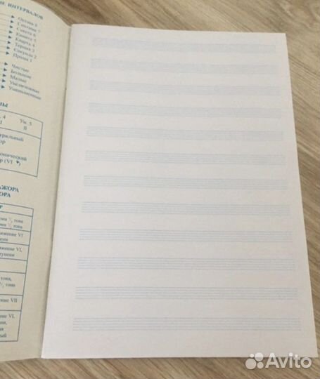 Тетрадь для нот