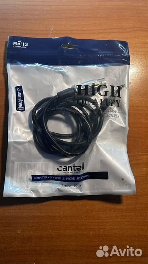 Кабель 6.5mm на XLR 1.5м