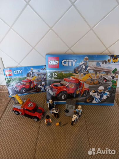 Lego City Побег на буксировщике