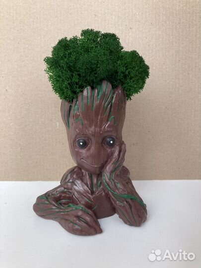 Кашпо Грут с мхом