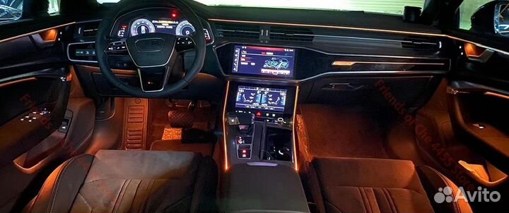 Цветная подсветка салона (только ноги) Q8 Q7 A6A7