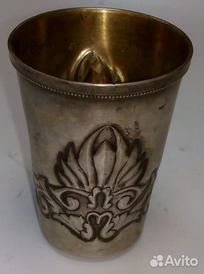 Большая редкая Стопка Серебро 875пр