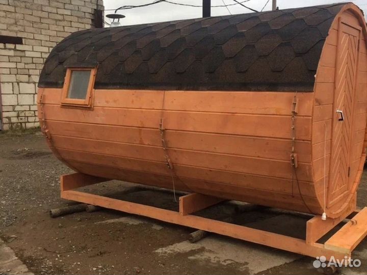 Бани-бочки квадро с доставкой