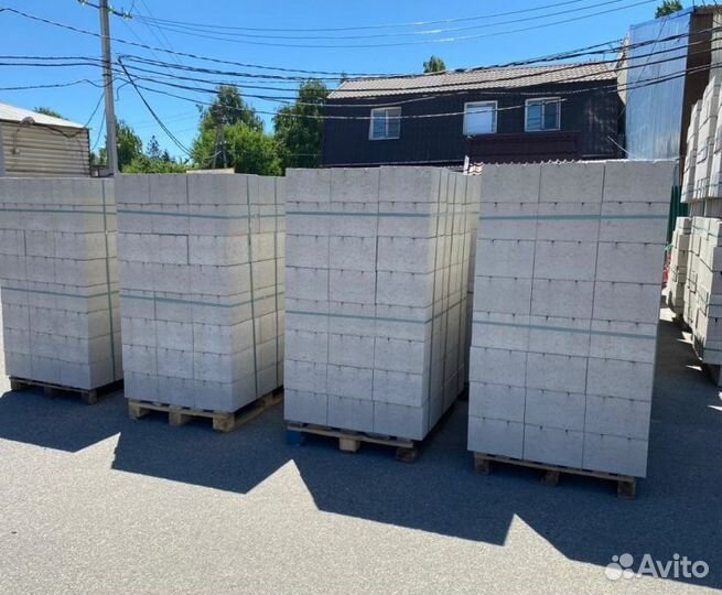 Пеплоблок М35 390х190х190