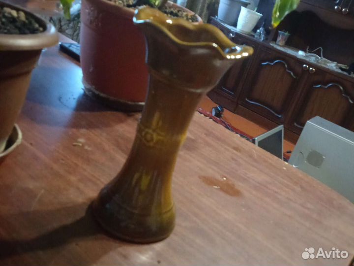 Старинная глиняная ваза СССР