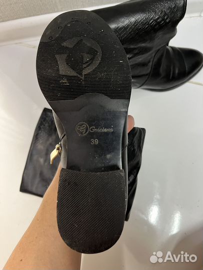 Сапоги женские натуральная кожа