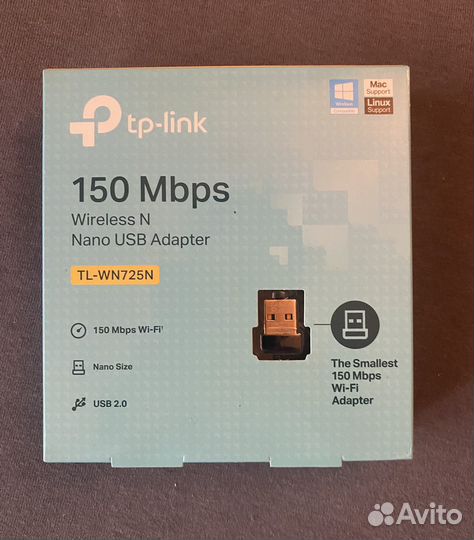 Wi-Fi адаптер TP-link TL-WN725N