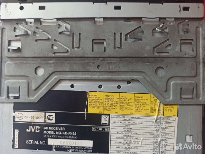 Автомагнитола JVC KD-R422