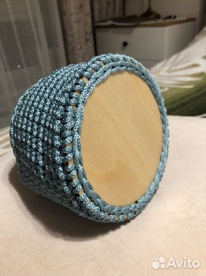 Вязаная корзинка