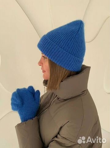Шапка вязаная ручная работа