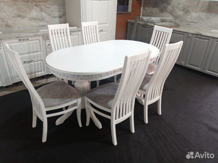 Стулья и столы из массива бук