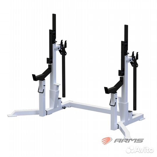 Стойка для пауэрлифтинга со страховочными упорами