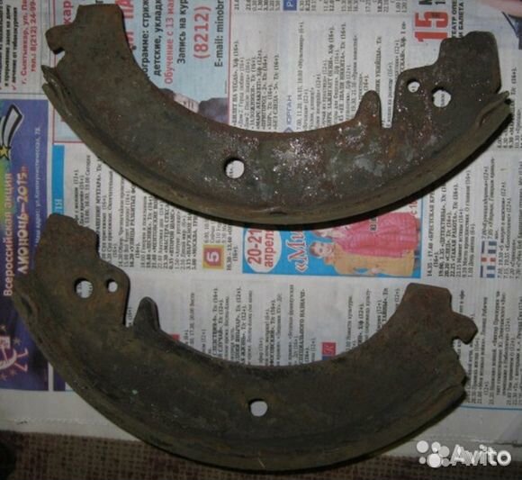 Тормозные колодки автомашины ваз классика 2106