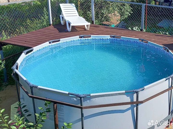 Каркасный бассейн большой 457 см