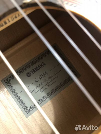 Акустическая гитара yamaha C40M /новая (+комплект)