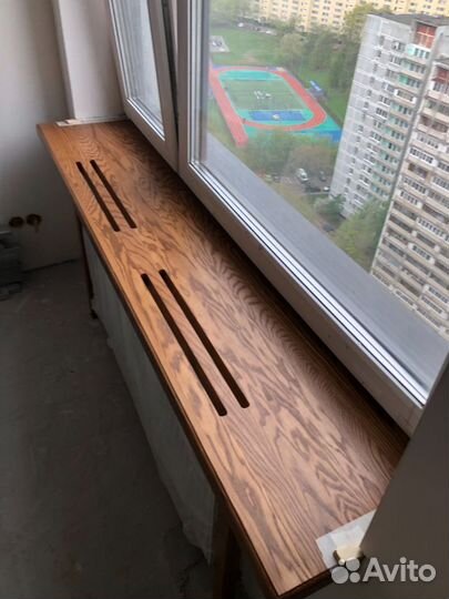 Подоконник из дерева