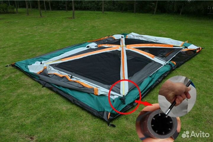 Палатка для большой семьи