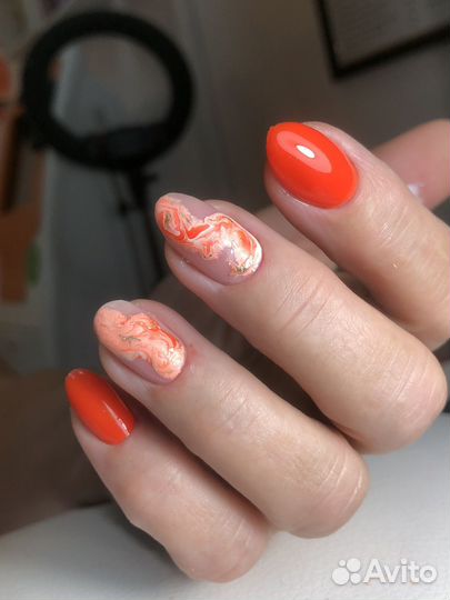 Маникюр с покрытием гель лак