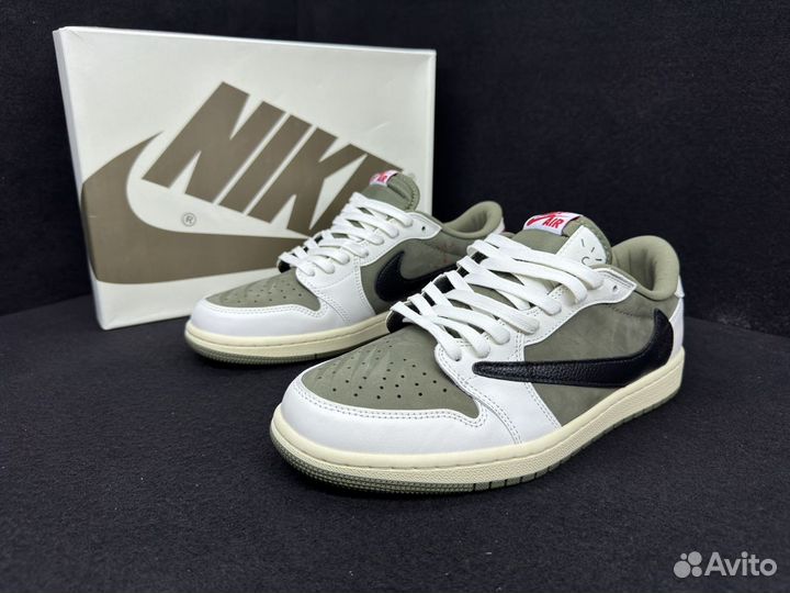 Nike Air Jordan 1 low x Travis Scott Medium Olive