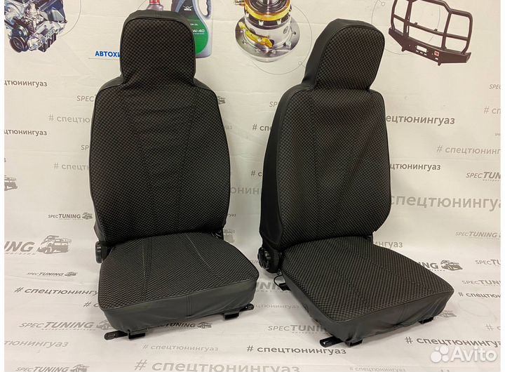 Чехлы сидений УАЗ 452, Буханка с 2016, 2 места