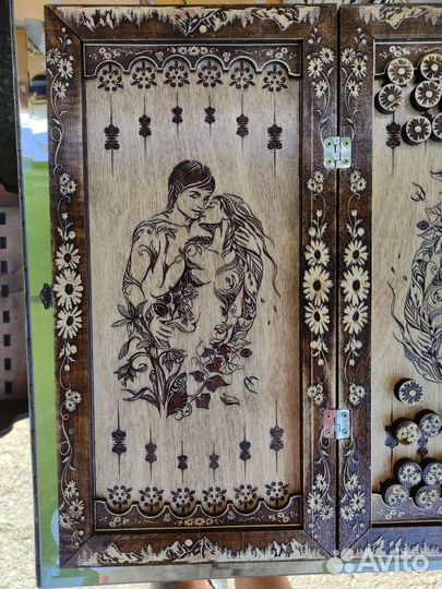 Нарды ручная работа