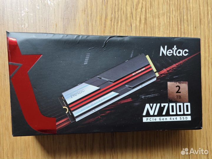 Netac NV7000 2Tb M2 PCI-E Gen4 x4 7200/6800 Mb/s