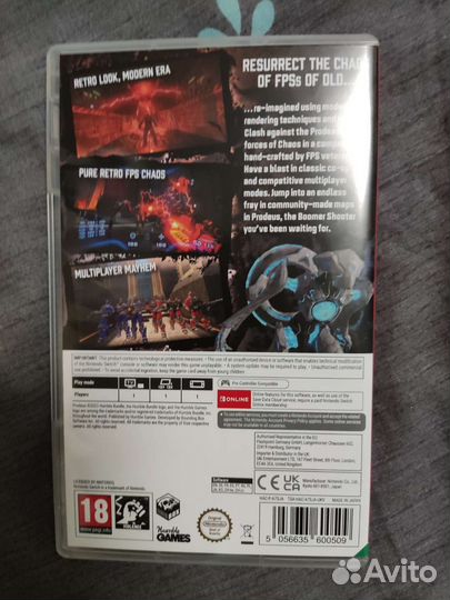 Prodeus nintendo switch