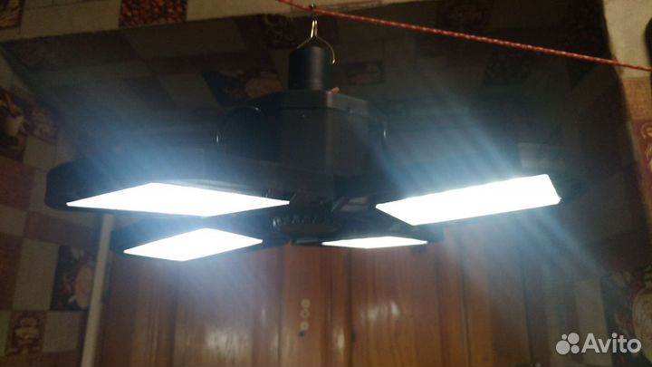 Фонарь кемпинговый 4 секции акумулятор