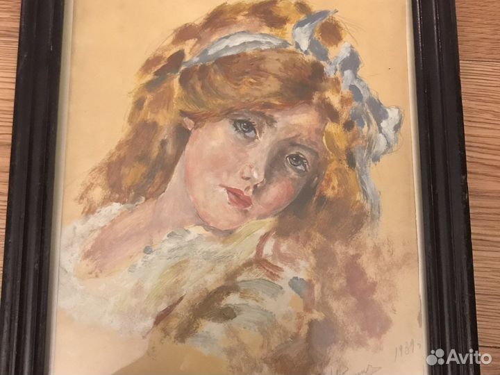 Картина масло на бумаге а. берлин 1939