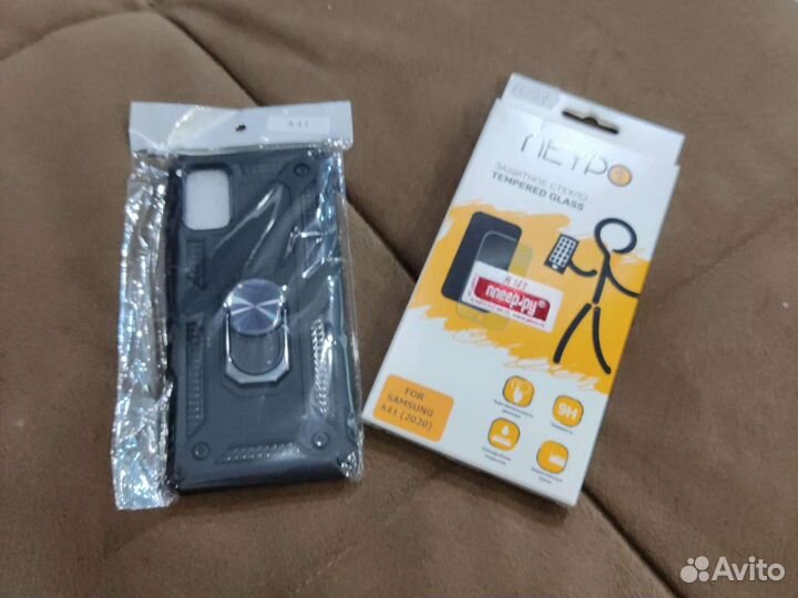 Чехол и Защитное стекло для Samsung A 41