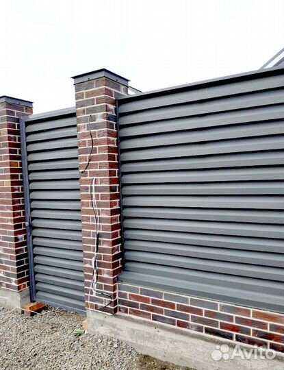 Забор Жалюзи / Ранчо Металлический