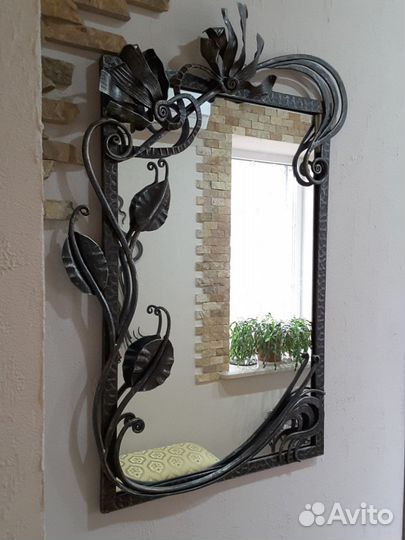 Зеркало кованое