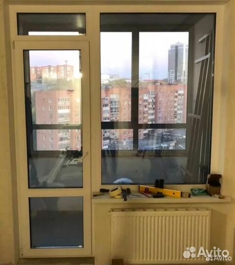 Дверь балконная + окно