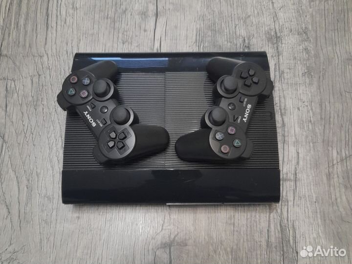 Sony playstation 3 super slim 500gb прошитая 50игр