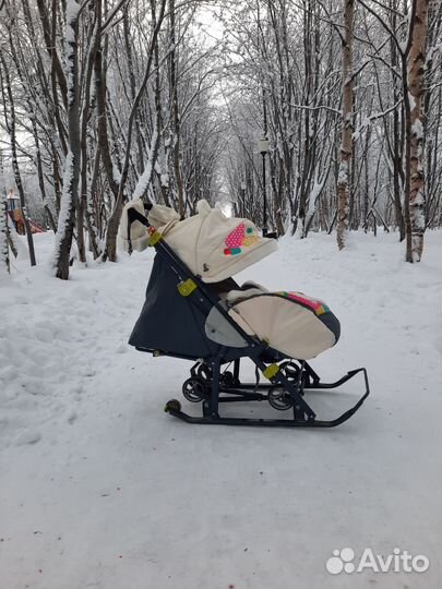 Санки коляска ника