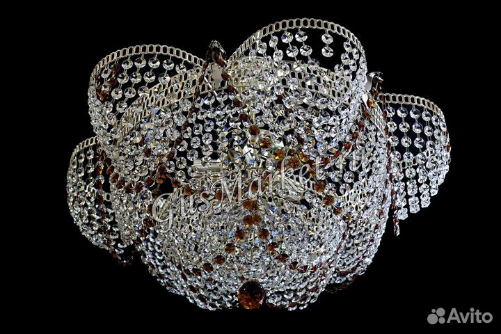 Потолочная хрустальная люстра 