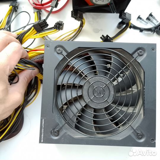 Два блока питания (не рабочие) для майнинга 2600 В