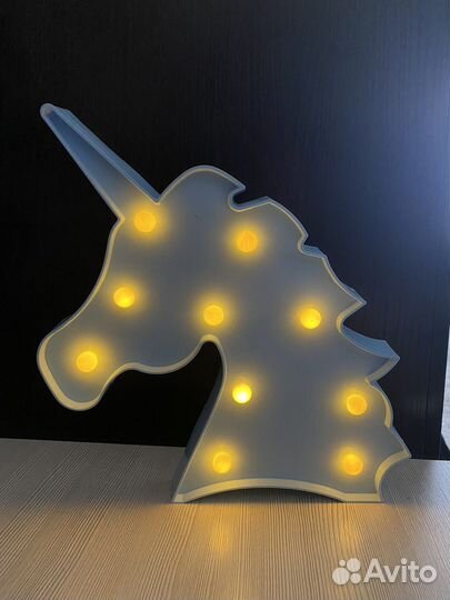 Светильник единорог