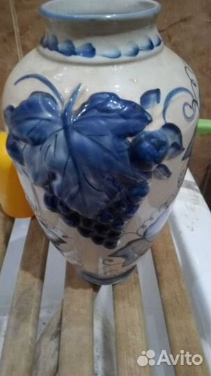 Ваза гжель 1858г