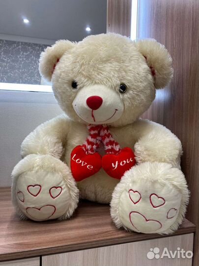 Большая мягкая игрушка медведь