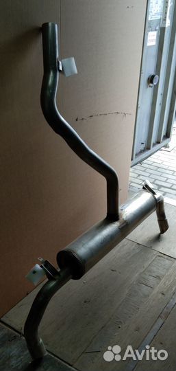 Задний дополнительный глушитель