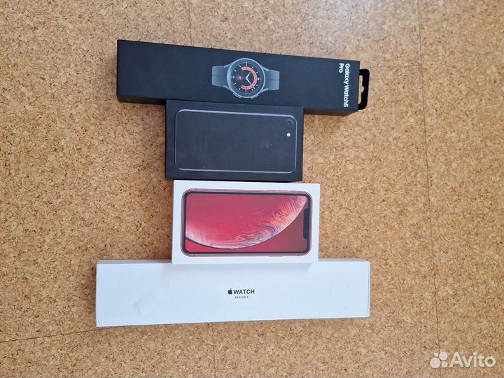 Коробка для iPhone xr, galaxy watch5 pro