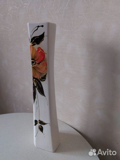 Ваза для цветов, 37 см, керамика, новая