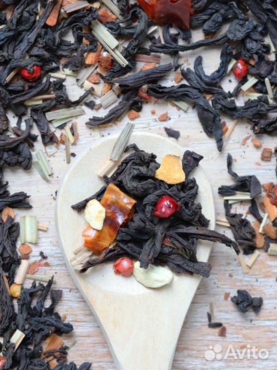 Премиальный черный чай Жгучий апельсин