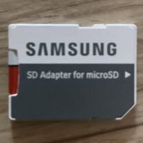 Карта памяти microSD 128 Samsung и адаптер