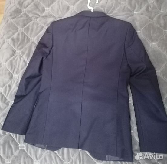 Школьный костюм для мальчика 146 темно синий