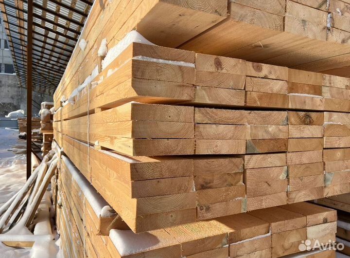 Доска обрезная 25х100х6000мм ГОСТ