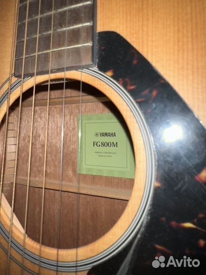 Гитара yamaha fg800