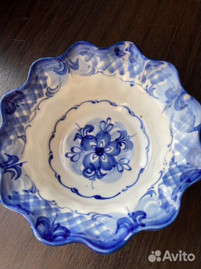 Блюдо гжель